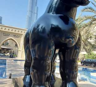 Blick vom Palace Hotel auf den Burj Khalifa