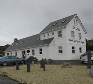 Café und Shop auf dem Weg zum Slieve League