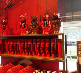 Im Verkaufsraum im Rausch Schokoladenhaus