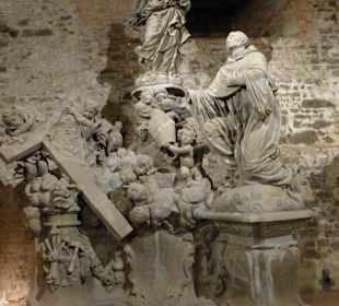 Originalskulpturen der Karlsbrücke