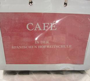 Geheimtipp/Das Cafe in der Spanischen Hofreitschule