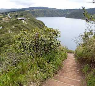 Blick auf den Kratersee
