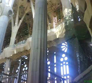 Sagrada Familia Deckengewölbe Seitenschiff
