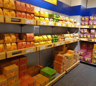 Kaffeeabteilung im 1. Stock