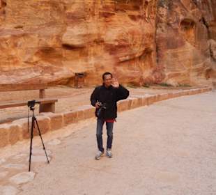 Unser Fotograf von der Berlin in Petra