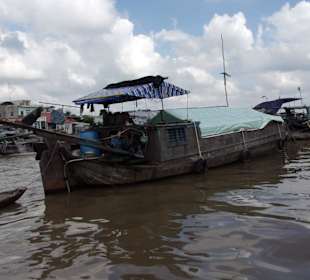 Auf dem Mekong unterwegs