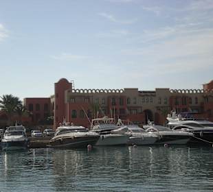 Blick auf die Jachten