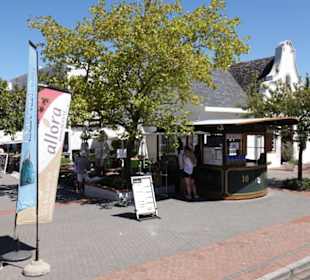 Infostand und Start der Wine Tram