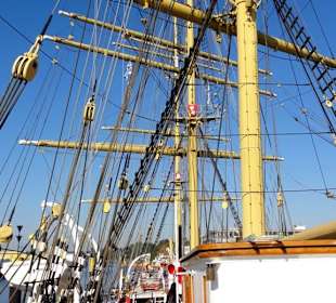 Impressionen vom Deck des Schulschiffes