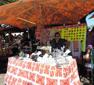 Einmal die Woche ist Markt auf dem Platz