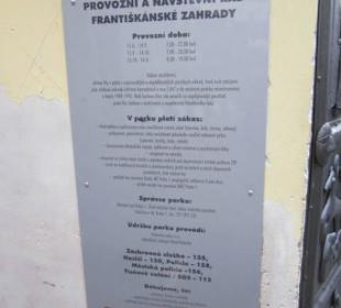Franziskanergarten Prag
