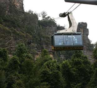 Seilbahn bei den "Three Sisters"