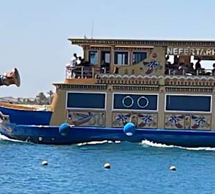 Glasbodenboot Tour Seascope Port Ghalib