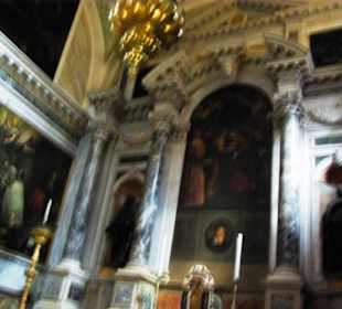 Richtung Altar Blitzlicht verboten