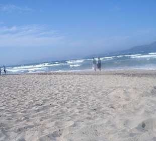 Can Picafort beach in winter