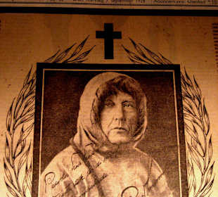 Nachricht vom Tode Roald Amundsen