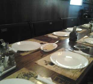 Awaiting guests - indoor smookers saloon