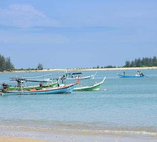 Die Fischerboote an der Beach