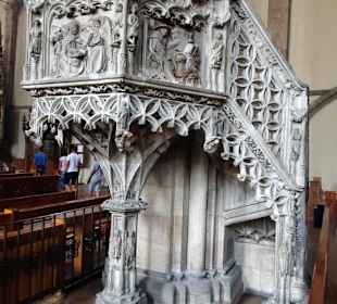 Die Kanzel des Bozner Domes