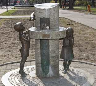 Zdrój na Pietrynie - pasaż Rubinsteina - Łódź