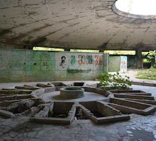 Ruine Badhaus des Sanatoriums