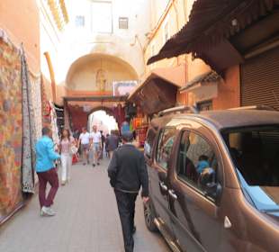 Unterwegs in der Altstadt von Marrakesch