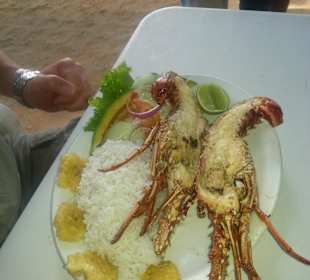 Mittagessen am Strand