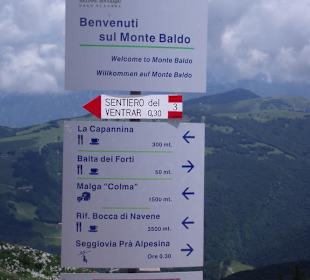 Na szczycie Monte Baldo
