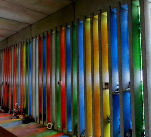 Blick in eine der beiden Seitenwände