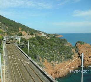 Fahrt entlang der Küste