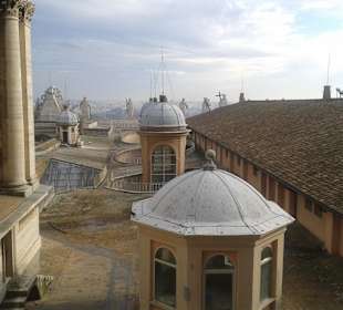Auf dem Dach des Petersdoms