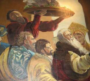 Cuadro del restaurante (El Cosaco)