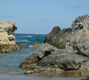 Süße Bucht in der Nähe vom Hotel