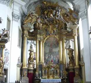 In der Klosterkirche von Kloster Banz