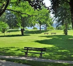 Spaziergang durch den Kurpark von Bernau