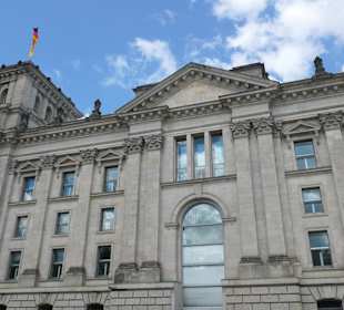 Das Reichstagsgebäude, Sitz des Bundestags