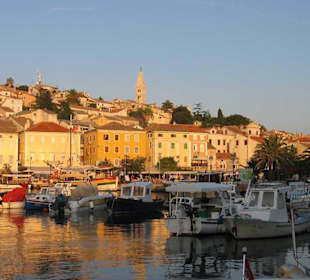Abendstimmung im Hafen von Mali Losinj