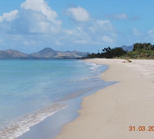 Einsamer Sandstrand