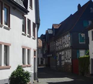 Szene in der Altstadt von Oberursel