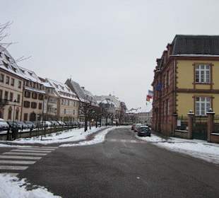 Altstadt Wissembourg im Winter