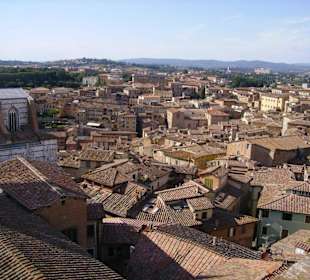 Blick von oben (Dommuseum) auf die Stadt