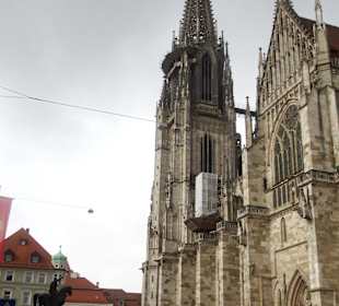 König Ludwig vor dem Dom