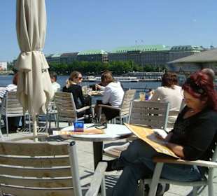 Schöner Ausblick auf die Binnenalster