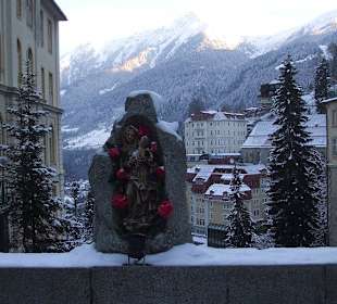 Marienstatuette am Badgasteiner Wasserfall