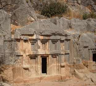 Ein Grab eines Kriegers