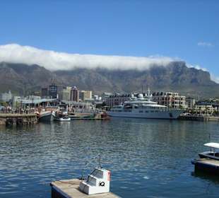 Im Hintergrund der Tafelberg mit "Tischtuch"