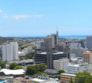 Blick über Port Louis von der Zitadelle aus