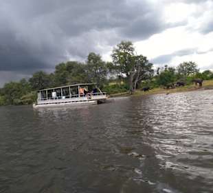 Auf dem Chobe River, Wetterumschlag