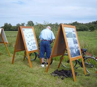 Die aufgestellten Schautafeln !