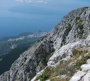 Blick auf Makarska